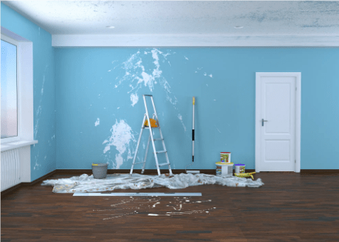 （乳膠漆涂料消泡劑應用場景） 